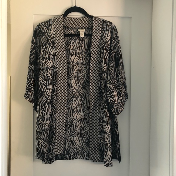 Leopard Print Kimono - Picture 2 of 3